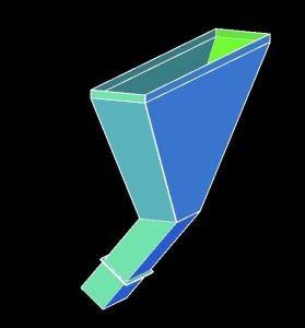 Chute 3D DWG Model for AutoCAD