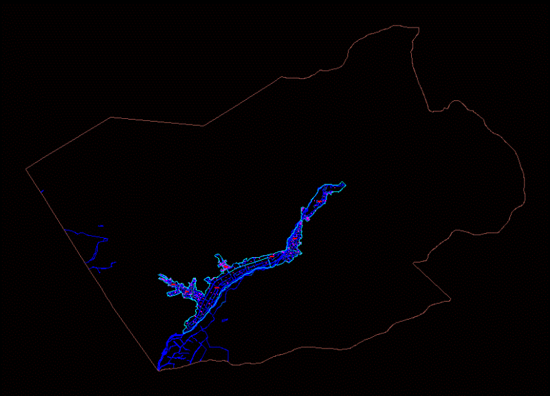 Cieneguilla Map DWG Block for AutoCAD