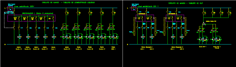 Circuit Of Glp DWG Block for AutoCAD