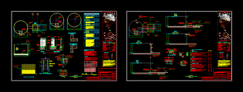Circular Tank DWG Full Project for AutoCAD