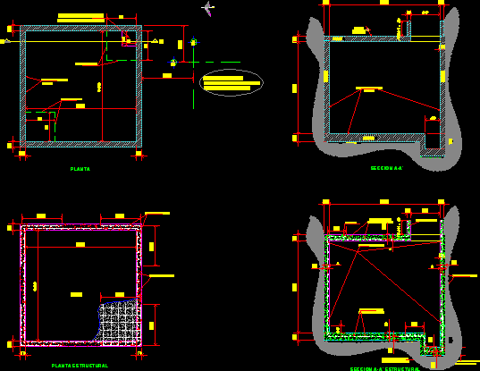 Cistern Details DWG Section for AutoCAD • DesignsCAD