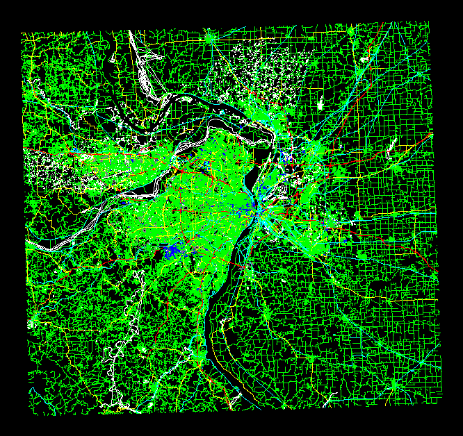 City Map San Luis; Usa DXF Model for AutoCAD | DesignsCAD