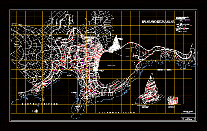 City Zapallar DWG Block for AutoCAD