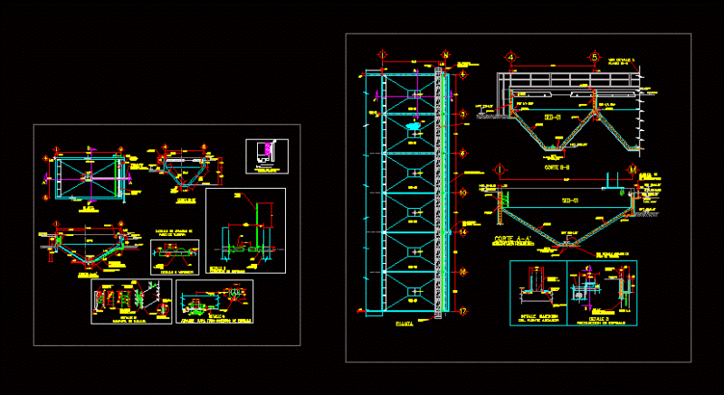 Clarifier Tank DWG Detail for AutoCAD