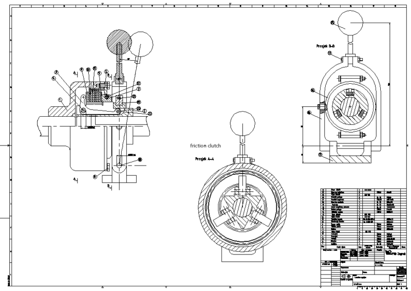 Clutch DWG Block for AutoCAD