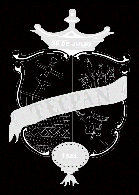 Coat TecpÁN Guatemala DWG Block for AutoCAD