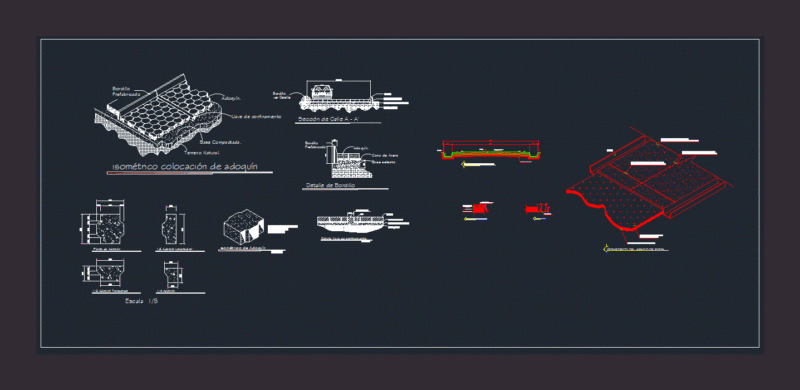 Cobble DWG Detail for AutoCAD