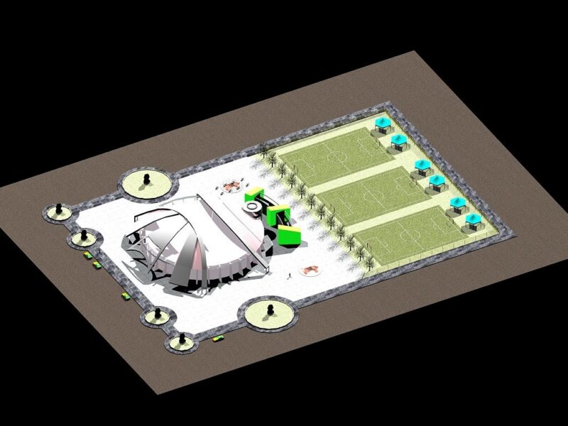 Coliseum 3D DWG Model for AutoCAD