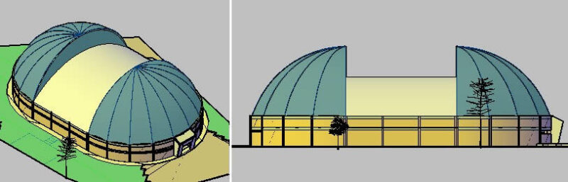 Coliseum 3D DWG Model for AutoCAD
