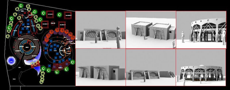 Coliseum DWG Block for AutoCAD