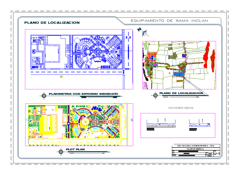 Collection Center And Dairy Products And Country Fair DWG Block for AutoCAD