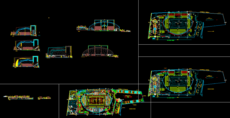 Colosseum DWG Block for AutoCAD