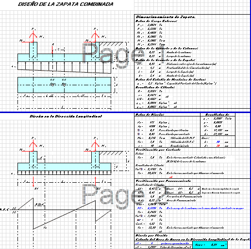 Combined Footing Design DOC Word Document