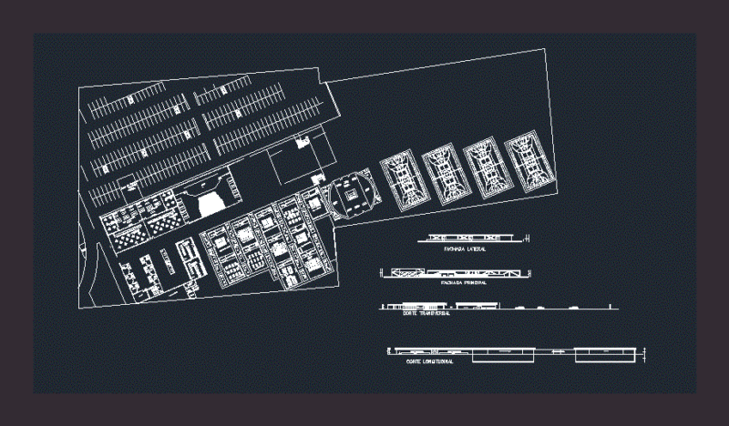 Community Center DWG Full Project for AutoCAD