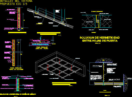 Concealed Grid Ceiling Dwg Detail For Autocad Designs Cad