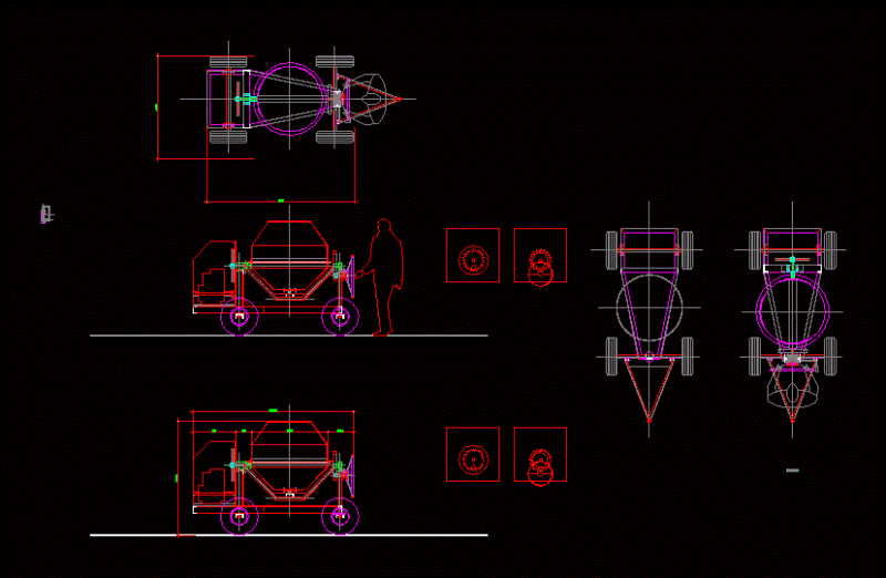 Concrete 2D DWG Block for AutoCAD