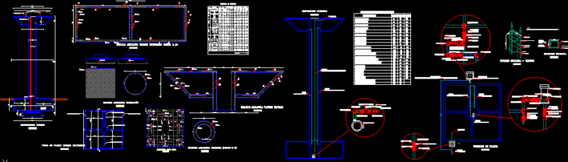 Concrete Armed Tank DWG Detail for AutoCAD