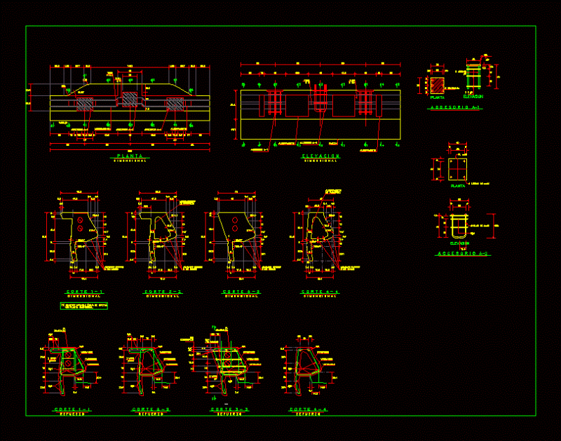 Concrete Parapet DWG Block for AutoCAD