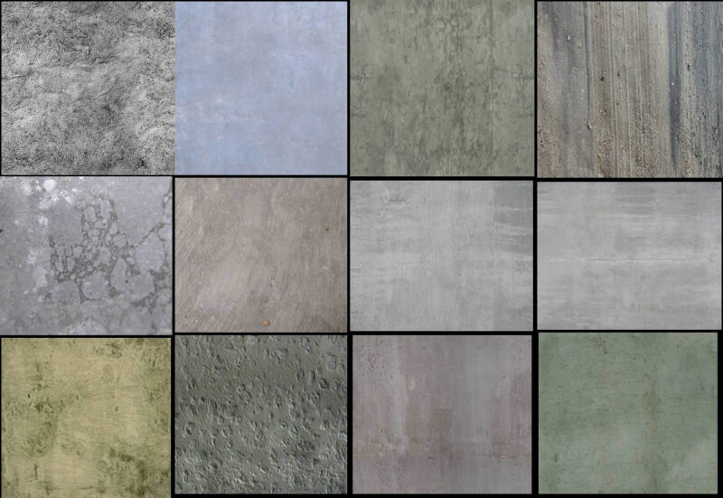 Concrete Textures 2D BMP Graphics Graphics