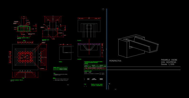 Concrete Walkway DWG Block for AutoCAD