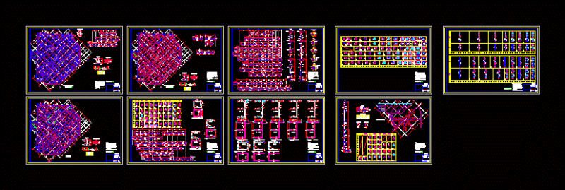 Condominium – Structural DWG Detail for AutoCAD