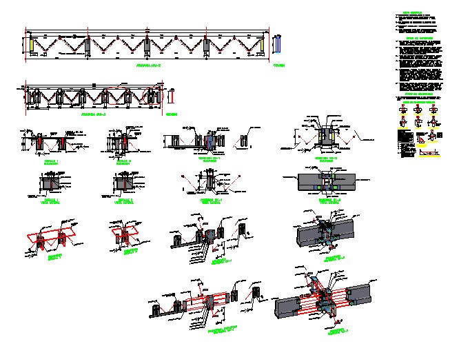 Connection Of Steel Beams Dwg Detail For Autocad • Designs Cad 