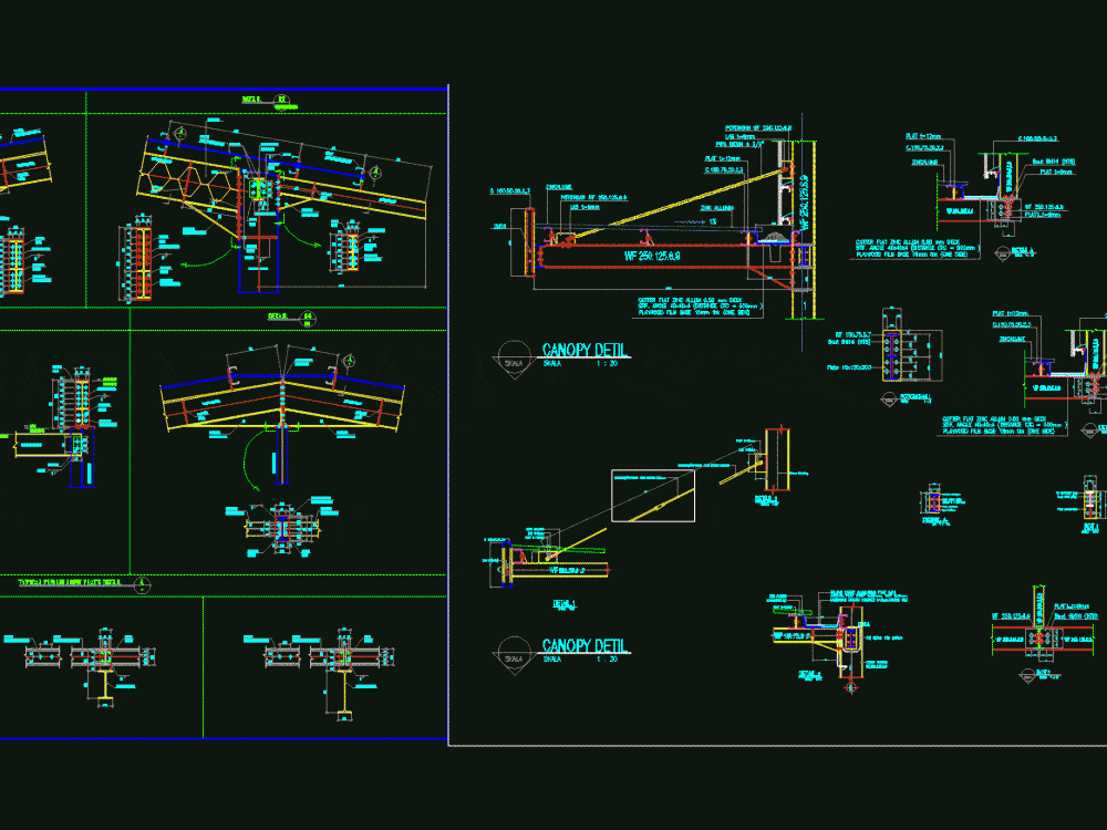 Connections Detail DWG Detail for AutoCAD Designs CAD
