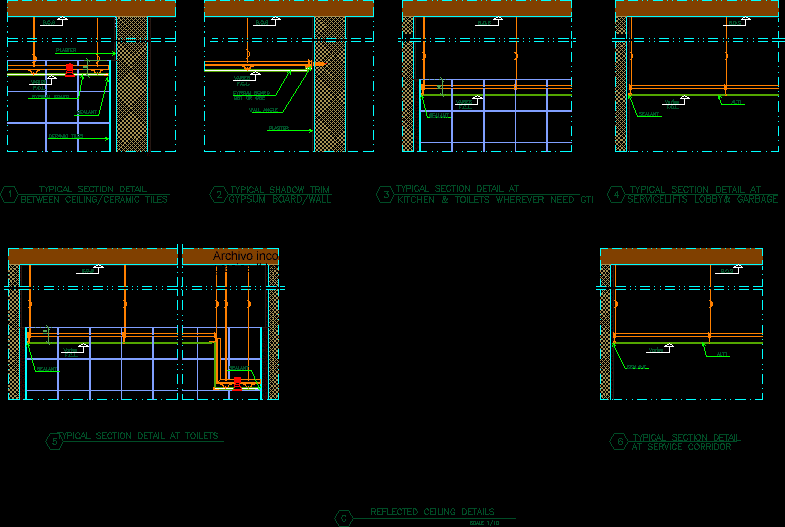 Construction Architectural Details  DWG Detail  for AutoCAD  