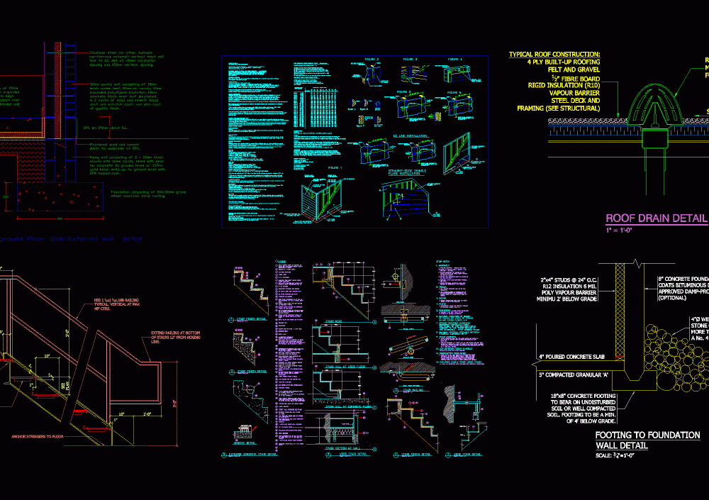 Construction Details Sections DWG Section for AutoCAD • Designs CAD