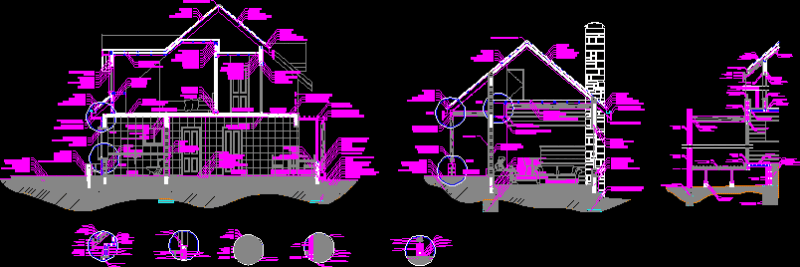 Construction Sections DWG Section for AutoCAD
