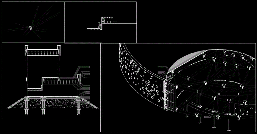 Constructive Court DWG Detail for AutoCAD