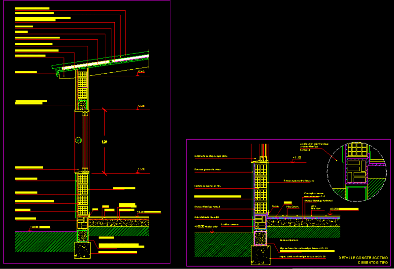 Constructive Detail DWG Detail for AutoCAD