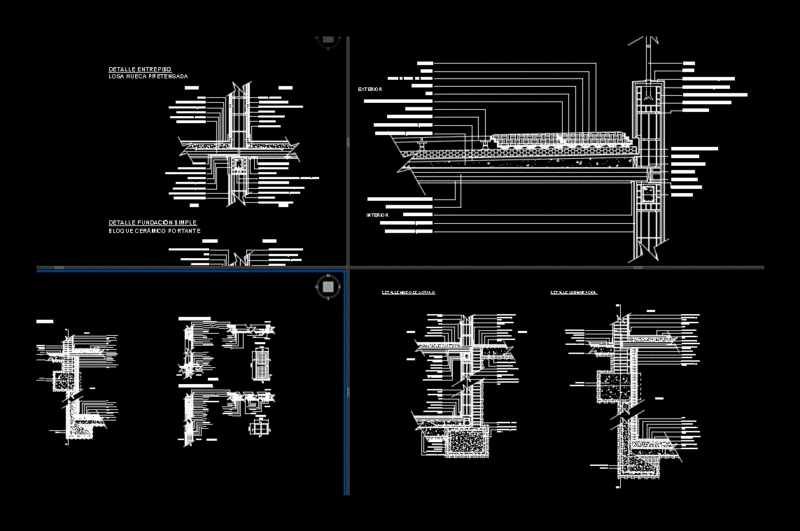 Constructive Details DWG Detail for AutoCAD