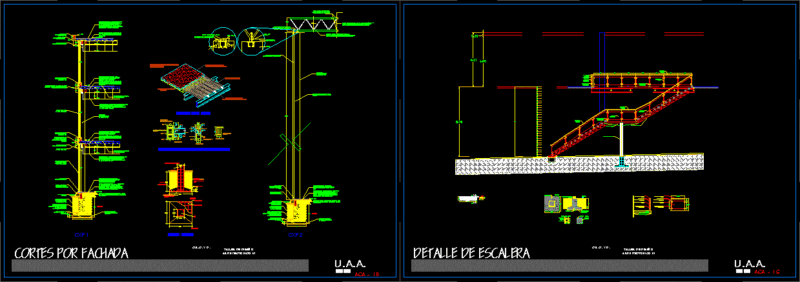 Constructive Details DWG Section for AutoCAD