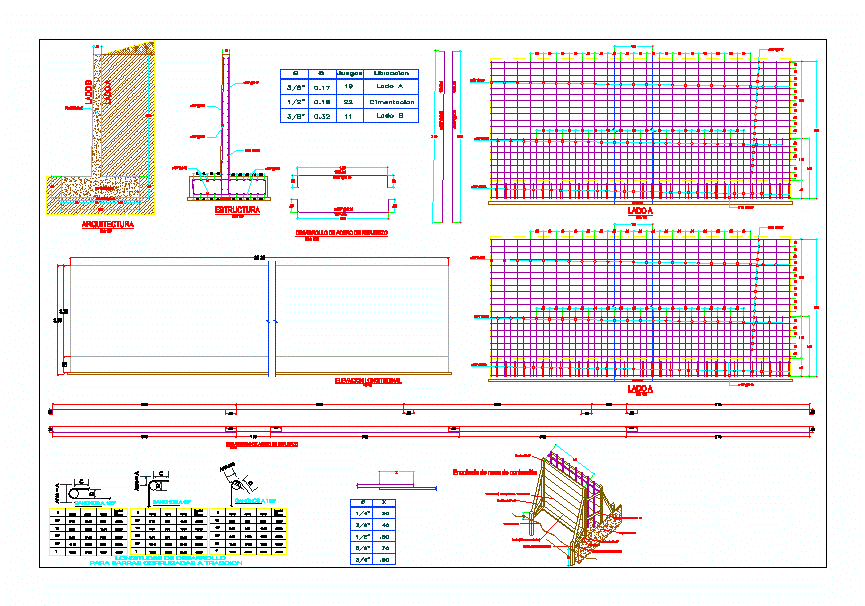Containment Wall DWG Block for AutoCAD • Designs CAD
