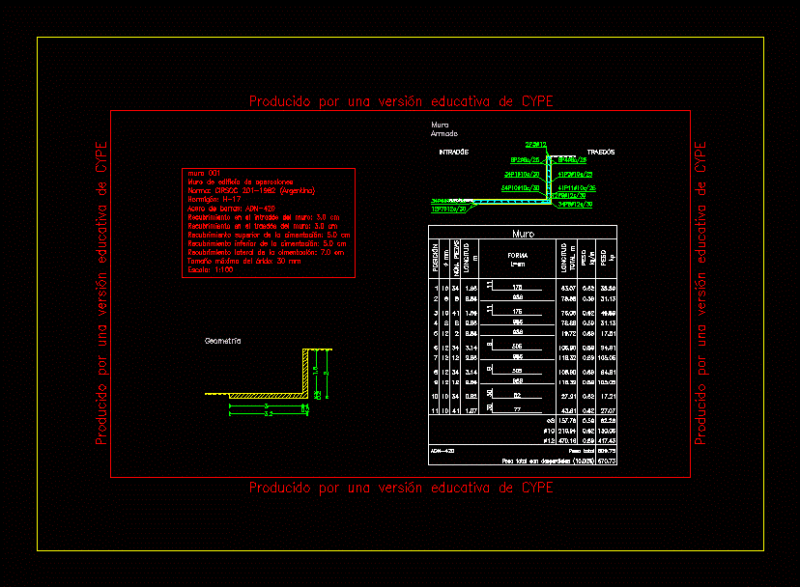 Containment Wall DWG Detail for AutoCAD