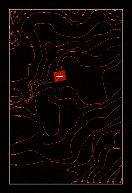 Contours – Representation DWG Block for AutoCAD