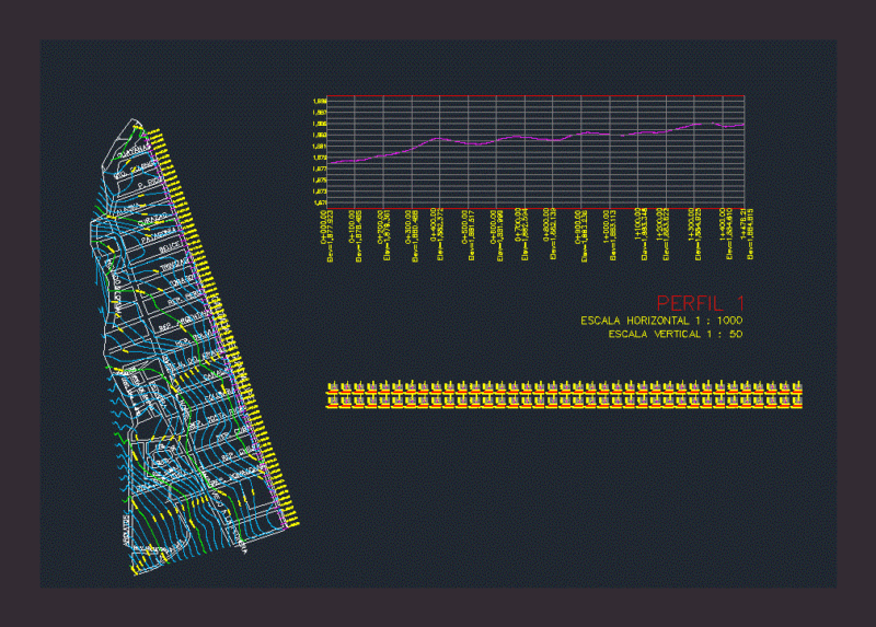 Contours – San Lius – Potosi DWG Block for AutoCAD