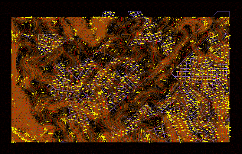 Contours DWG Block for AutoCAD