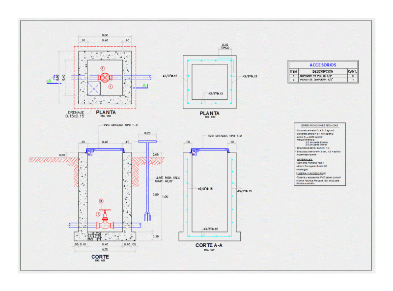 Control Valve DWG Block for AutoCAD