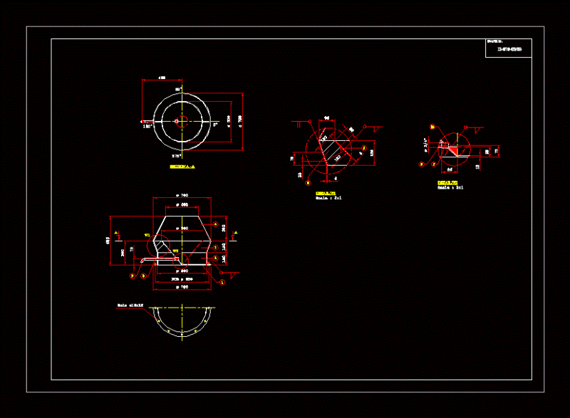 Conus DWG Block for AutoCAD