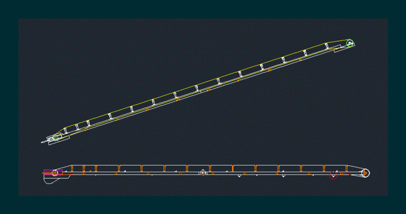Conveyor Crusher DWG Block for AutoCAD