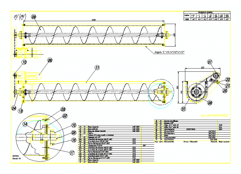 Conveyor DWG Block for AutoCAD