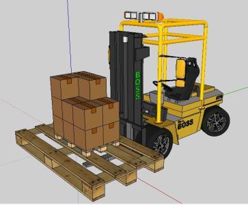Counterbalance 3D SKP Detail for SketchUp