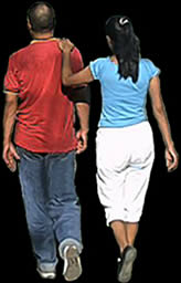 Couple Turned 2D BMP Graphics Graphics