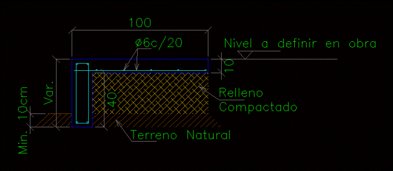 Court Access H ° DWG Block for AutoCAD