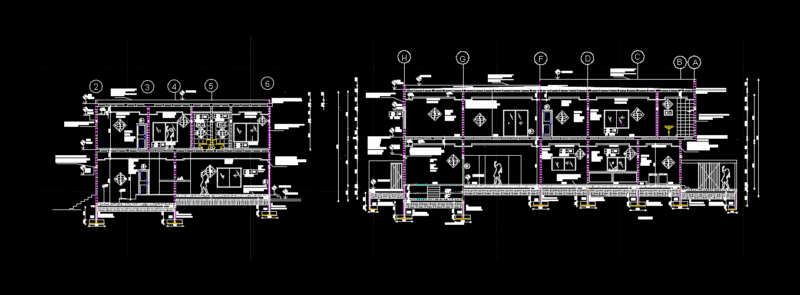Courts Building Materials DWG Detail for AutoCAD