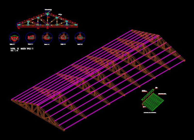 Cover (Techo) DWG Detail for AutoCAD