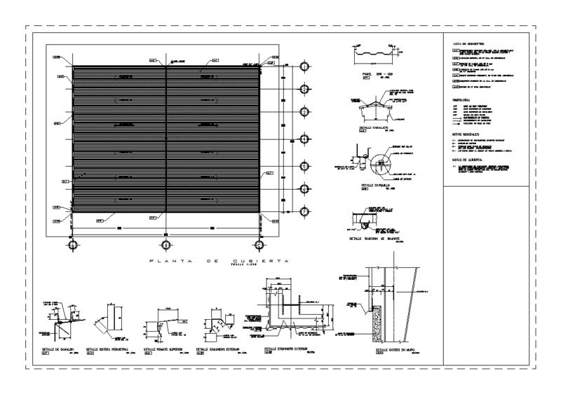 Cover Industrial Warehouse DWG Detail for AutoCAD