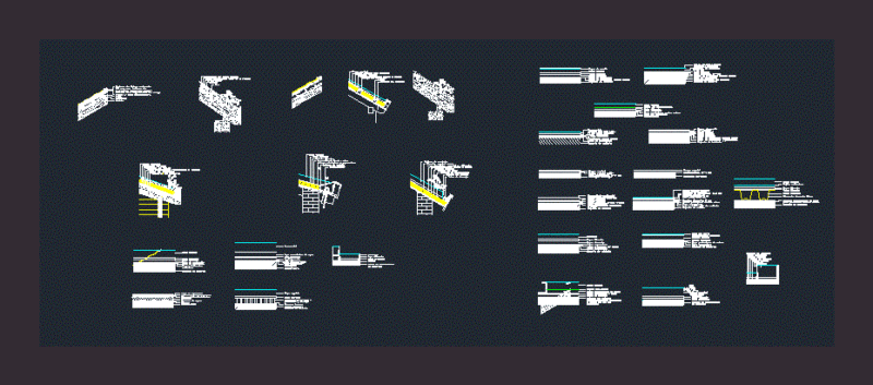 Covers Green DWG Detail for AutoCAD